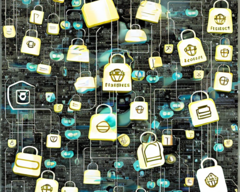 Create an image depicting a digital landscape with interconnected devices, each symbolizing different aspects of cyber threats (e.g., padlocks for security, dollar signs for financial impact, shields for protection). Overlay the image with the title \