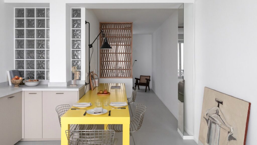 A 388-Square-Foot Paris Garage Is Reborn as a Smart and Simple Apartment