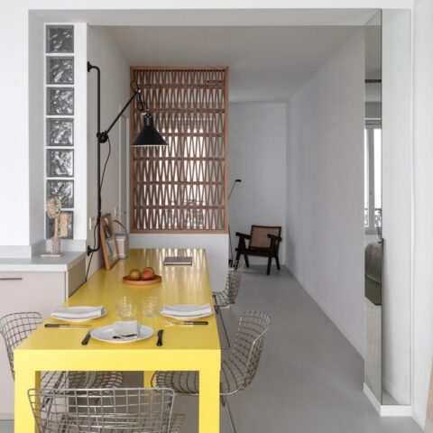 A 388-Square-Foot Paris Garage Is Reborn as a Smart and Simple Apartment