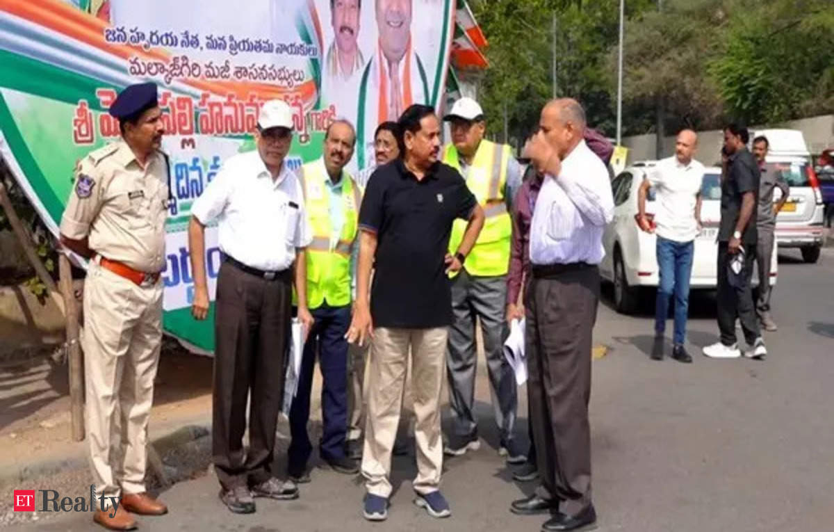 Hyderabad airport metro's MD inspects Medchal and Shamirpet metro rail corridors, ET RealEstate