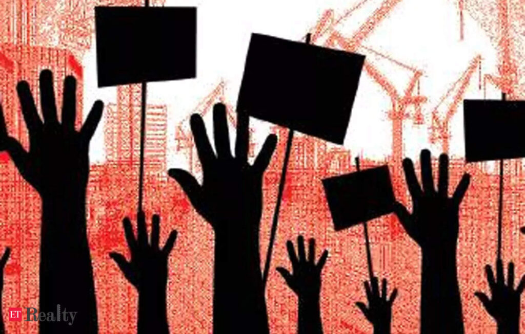 Residents protest demolition drive against illegal buildings in Thane, ET RealEstate