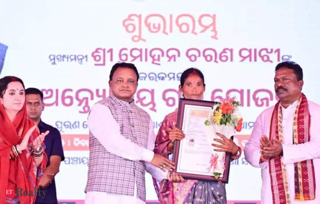 Odisha CM launches housing scheme for the poor in Kalahandi district, ET RealEstate
